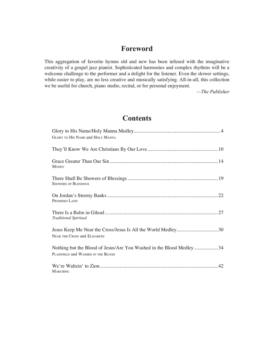 Glory to His Name! (Digital Download) Piano Solo scores gallery preview page 3