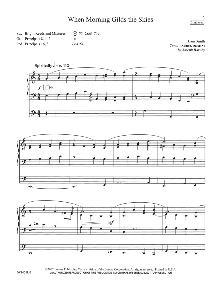 Pedals and Pipes for Postludes and Praise (Digital Download) Organ scores gallery preview page 3