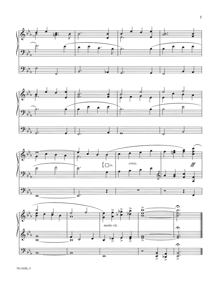 Pedals and Pipes for Postludes and Praise (Digital Download) Organ scores gallery preview page 5