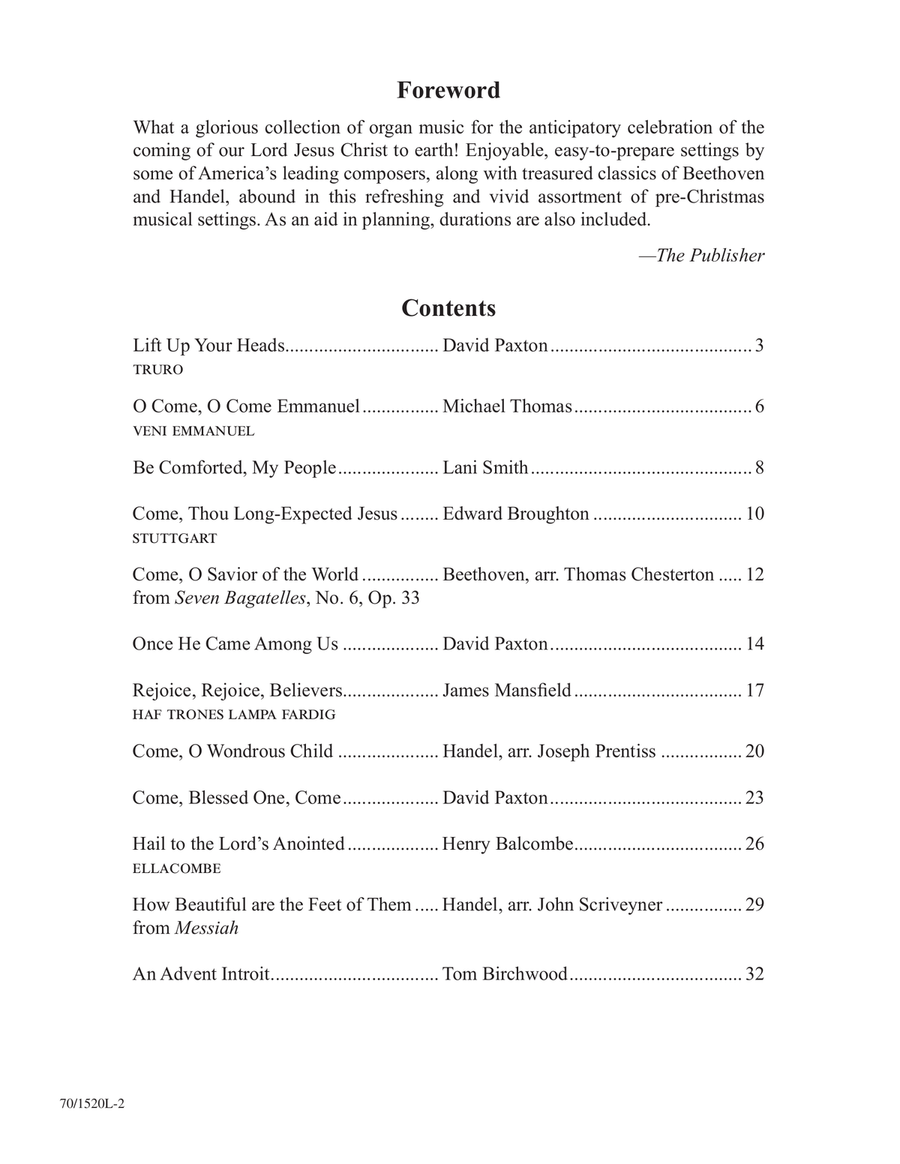 Prepare the Way (Digital Download) Organ scores gallery preview page 2