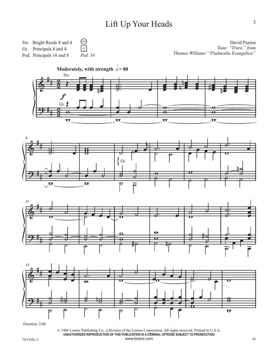 Prepare the Way (Digital Download) Organ scores gallery preview page 3