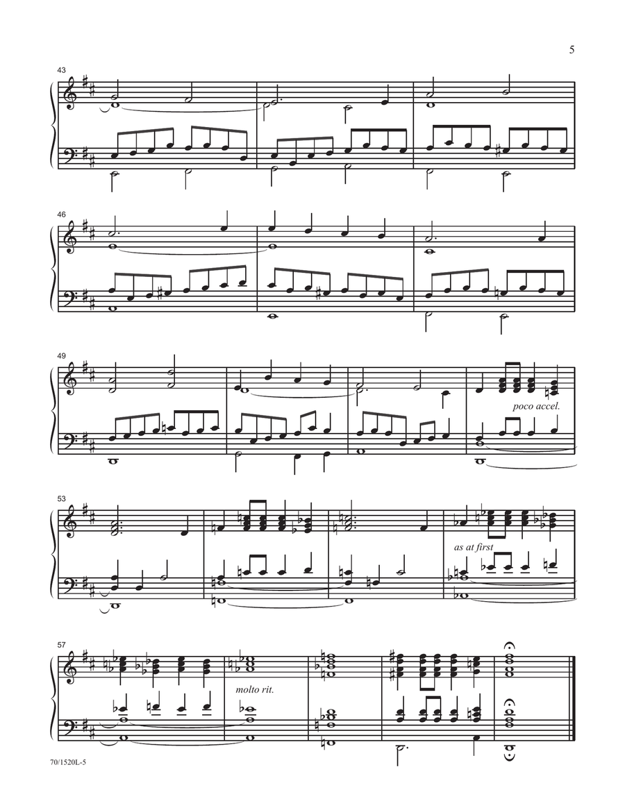 Prepare the Way (Digital Download) Organ scores gallery preview page 5