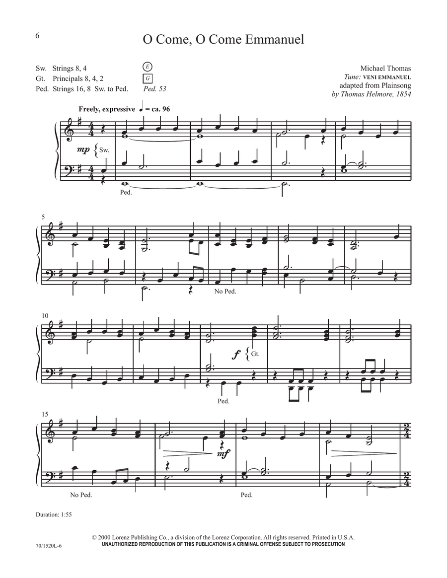 Prepare the Way (Digital Download) Organ scores gallery preview page 6