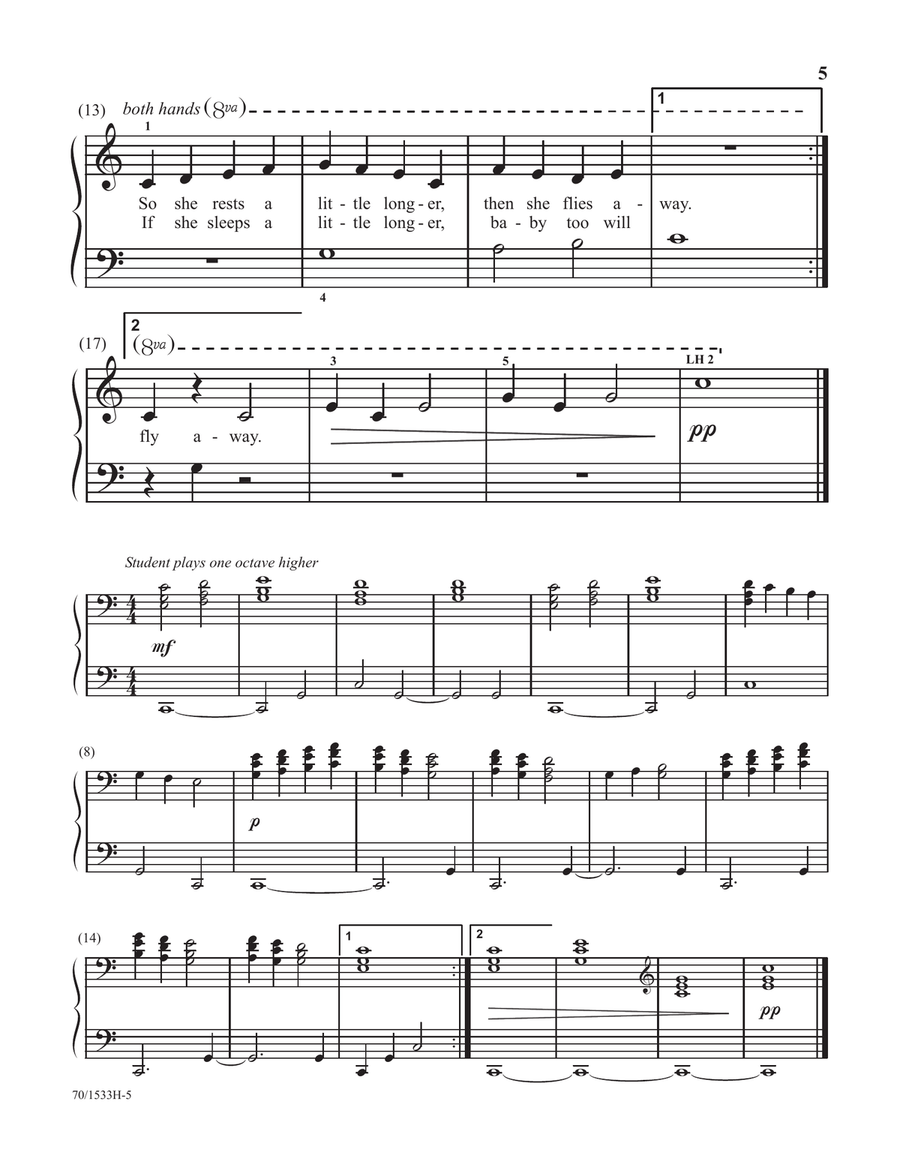 Poetry at the Piano - Book 1, Easy (Digital Download) Piano Solo scores gallery preview page 5