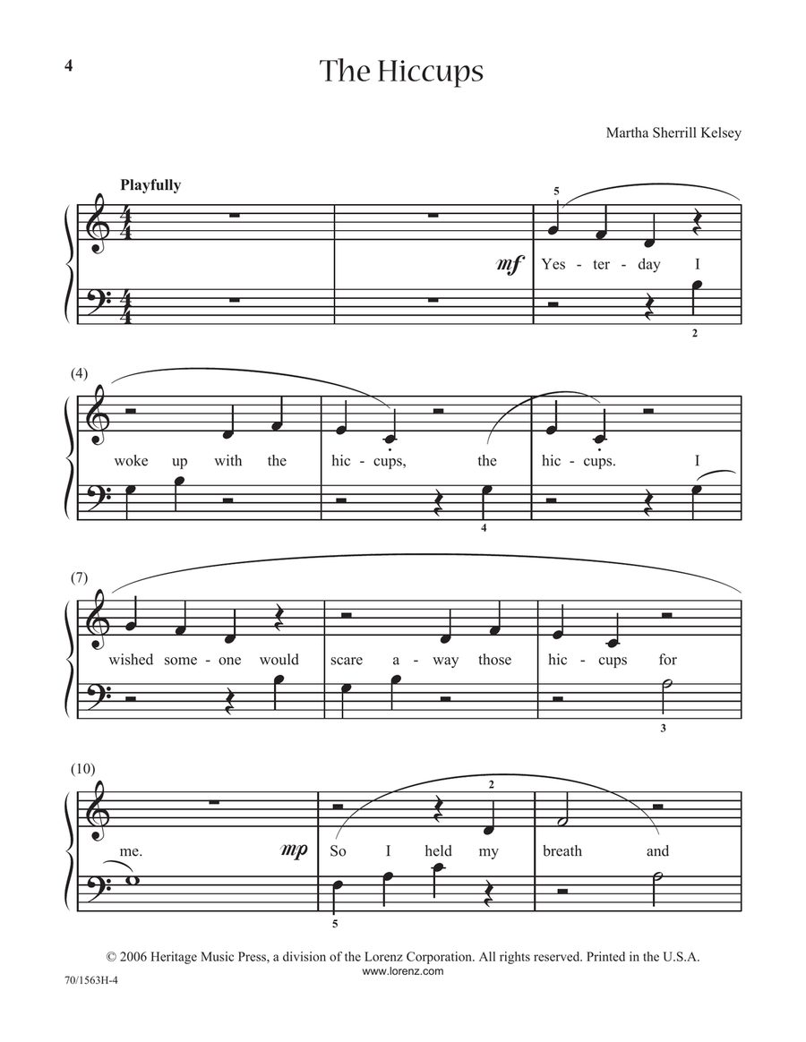 Martha 'n Me - Duet Book 1, Easy (Digital Download) Piano Duet scores gallery preview page 4