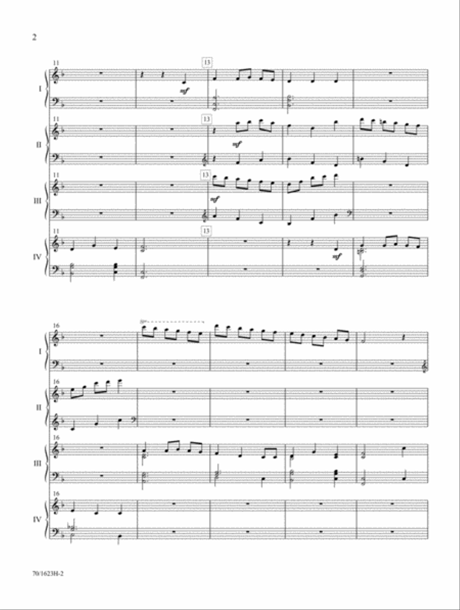 We Wish You a Merry Christmas (Digital Download) Piano scores gallery preview page 2