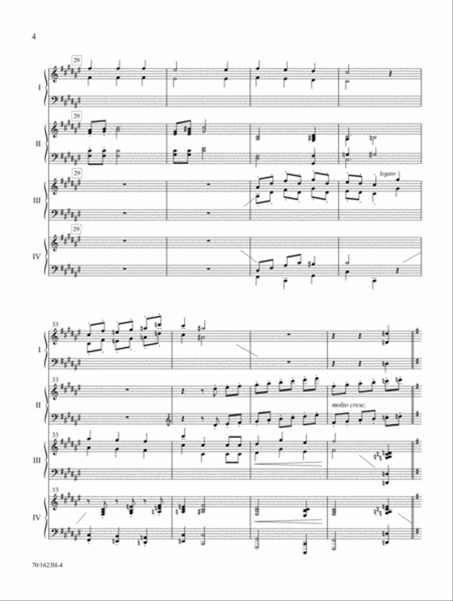 We Wish You a Merry Christmas (Digital Download) Piano scores gallery preview page 4
