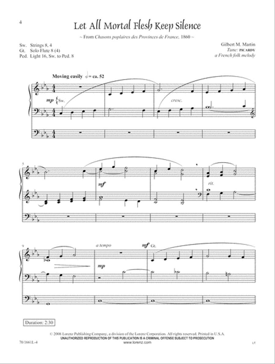 Joyeux Noël! (Digital Download) Organ scores gallery preview page 4