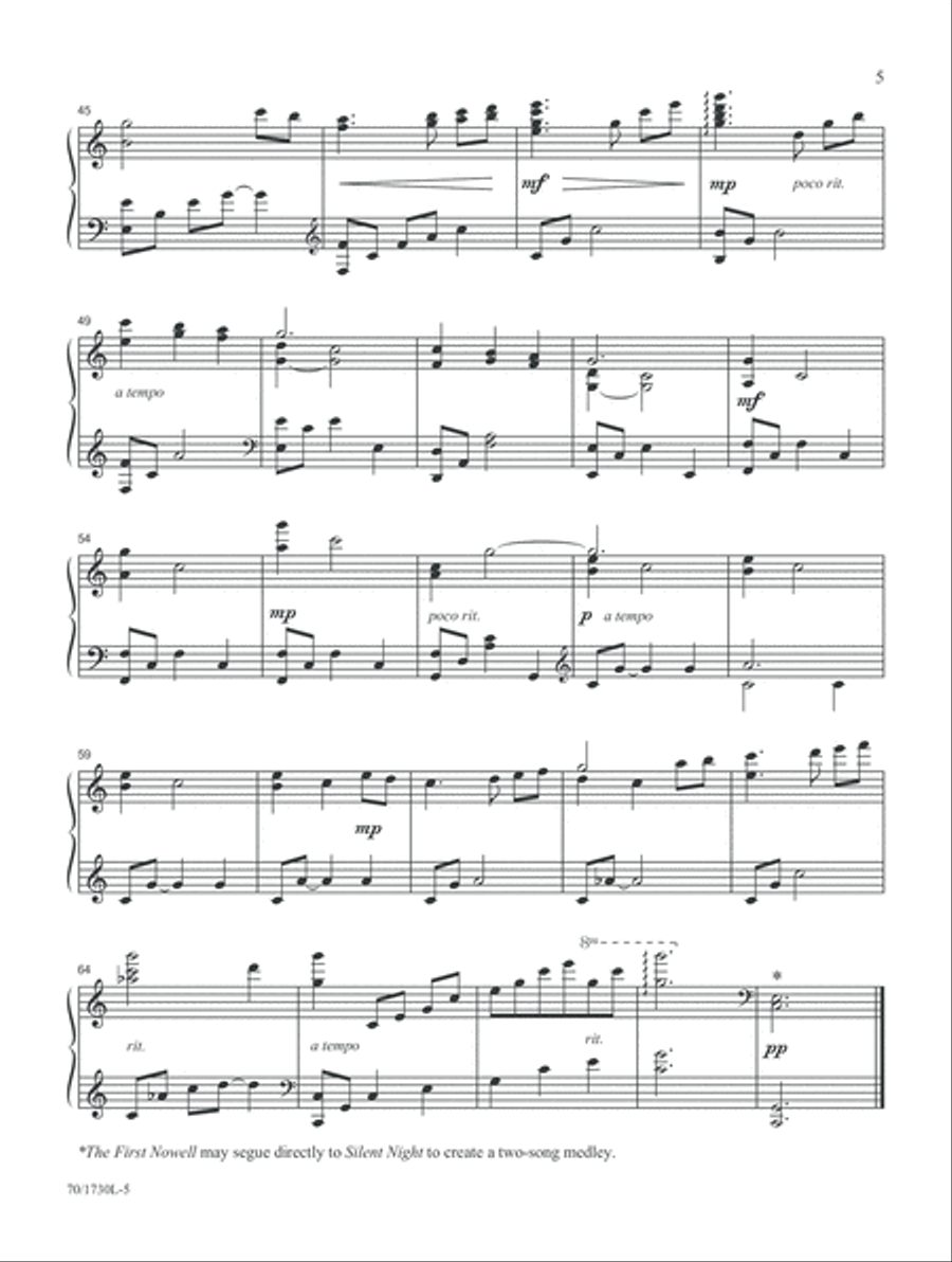All Is Calm, All Is Bright (Digital Download) Piano Solo scores gallery preview page 5