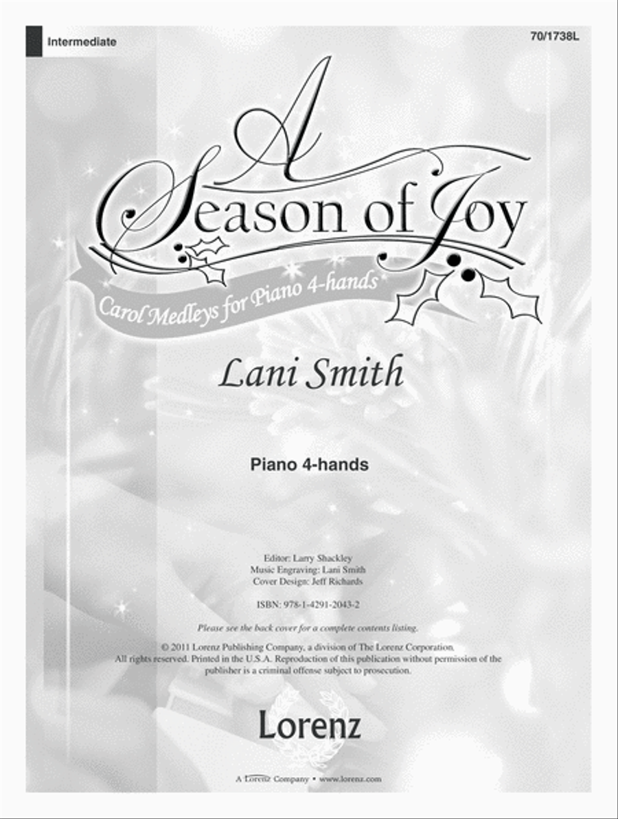 A Season of Joy (Digital Download) Piano Duet scores gallery preview page 1
