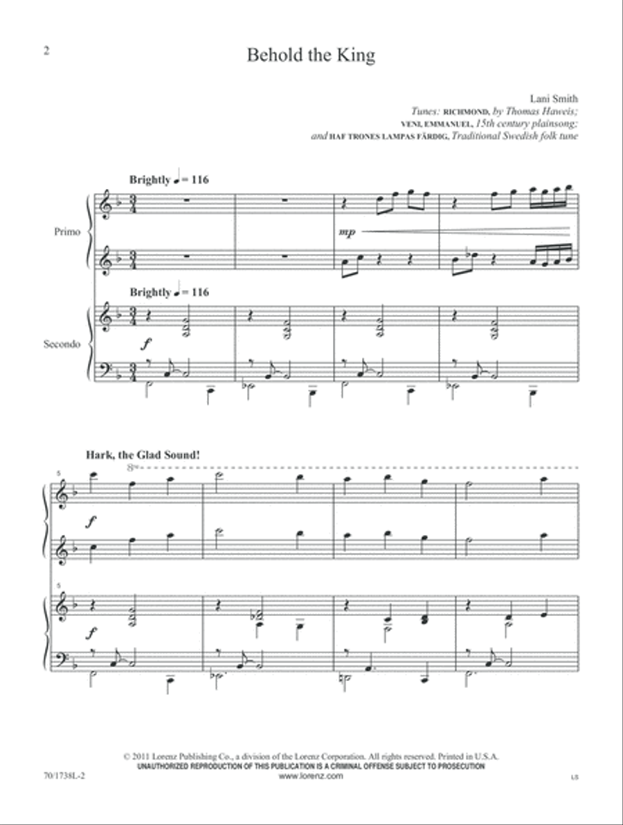 A Season of Joy (Digital Download) Piano Duet scores gallery preview page 2