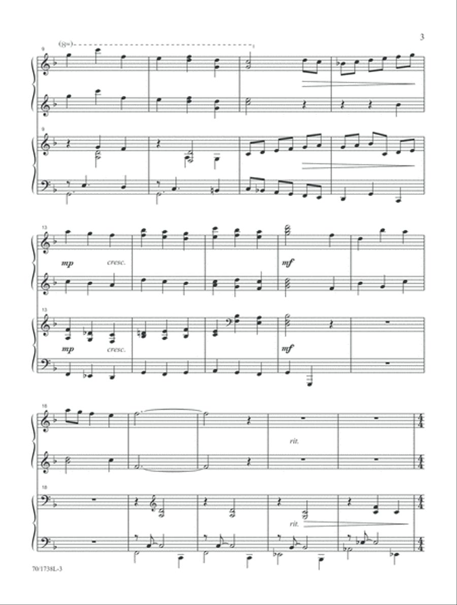 A Season of Joy (Digital Download) Piano Duet scores gallery preview page 3
