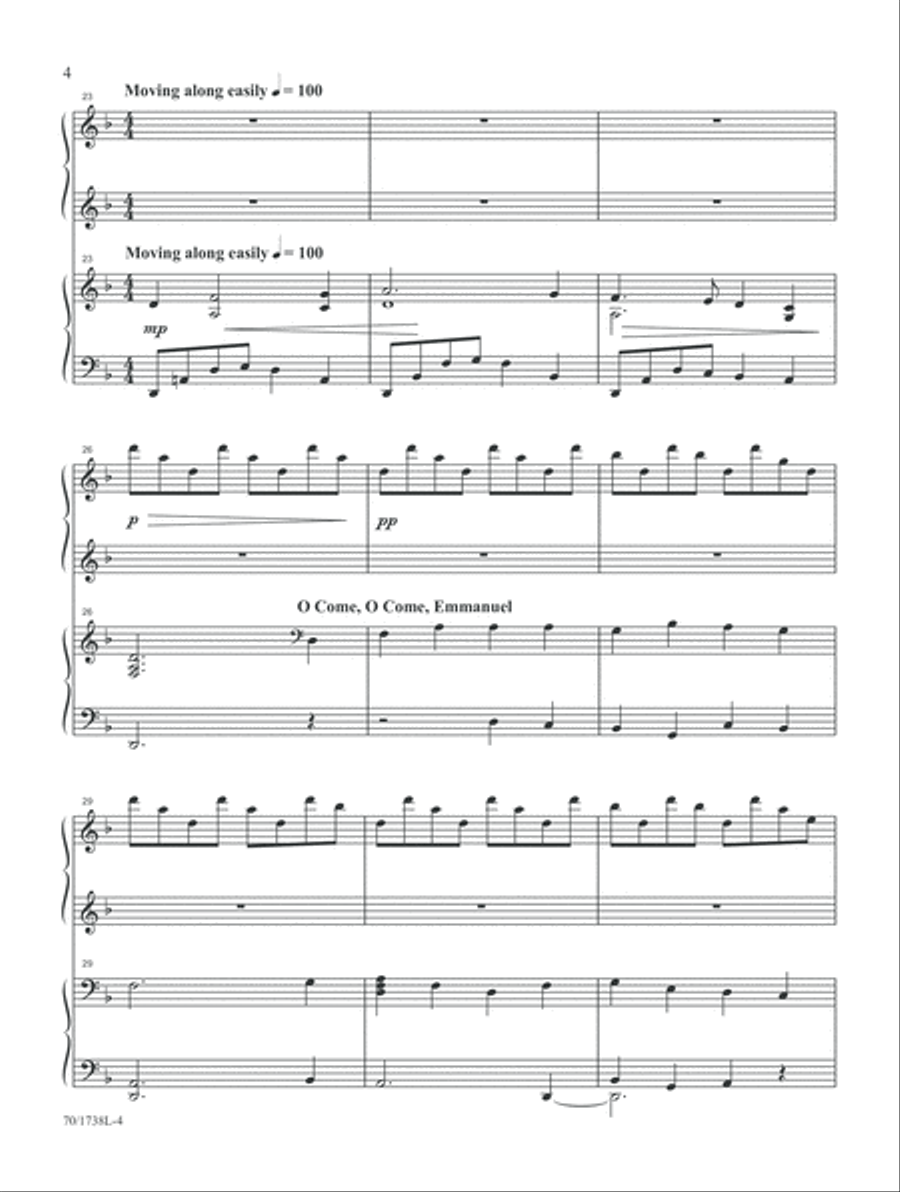 A Season of Joy (Digital Download) Piano Duet scores gallery preview page 4