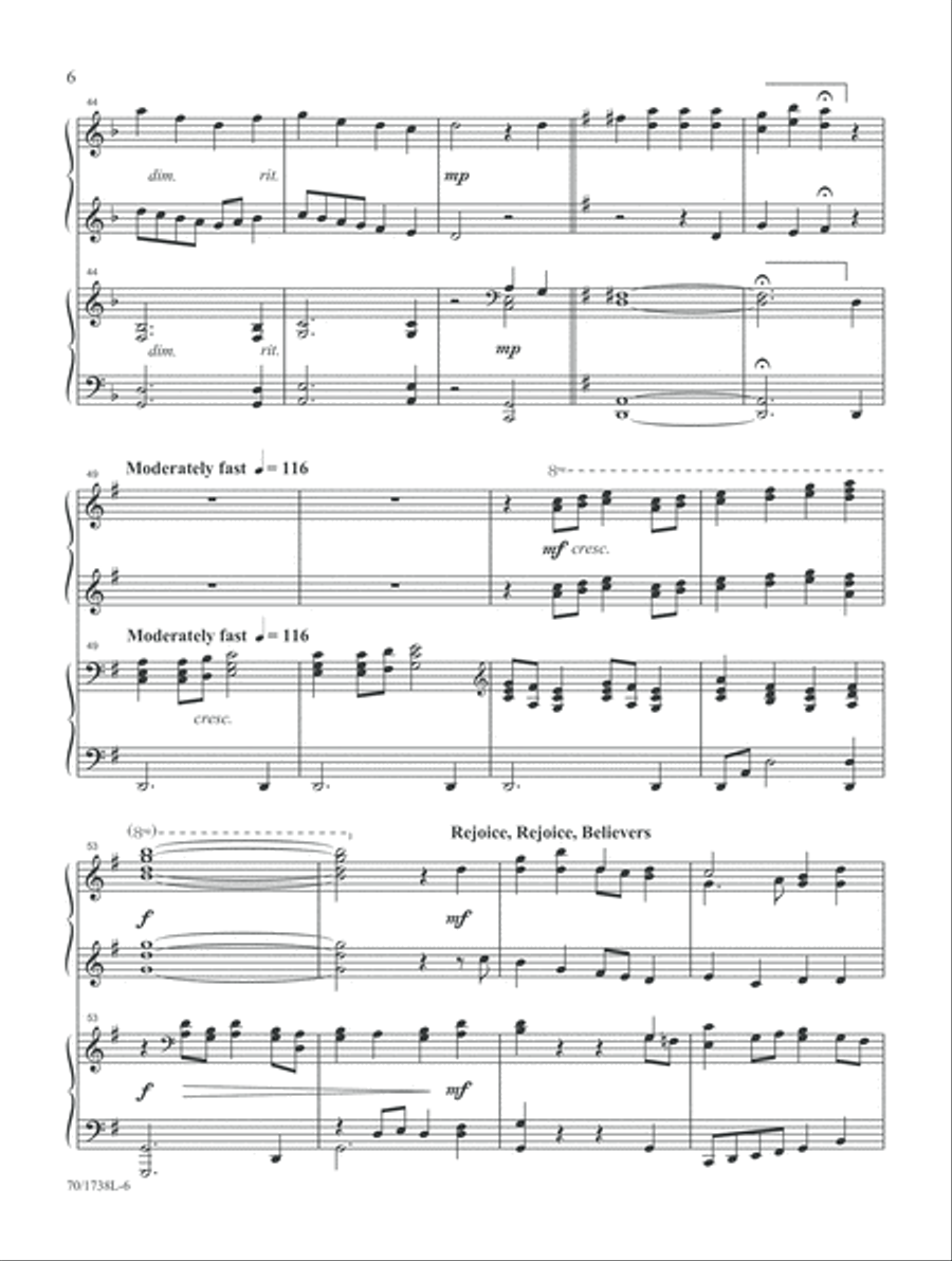 A Season of Joy (Digital Download) Piano Duet scores gallery preview page 6