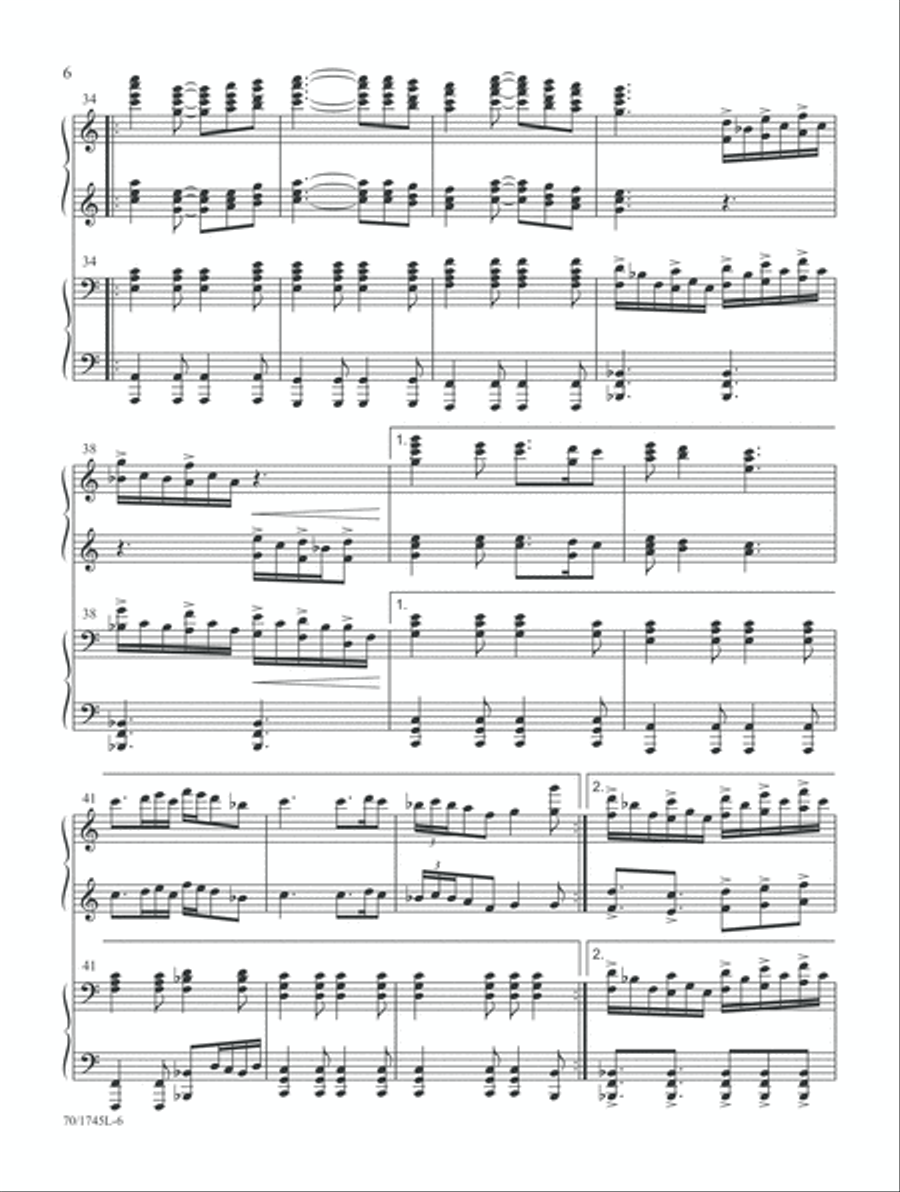 My Father's World (Digital Download) Piano Duet scores gallery preview page 6