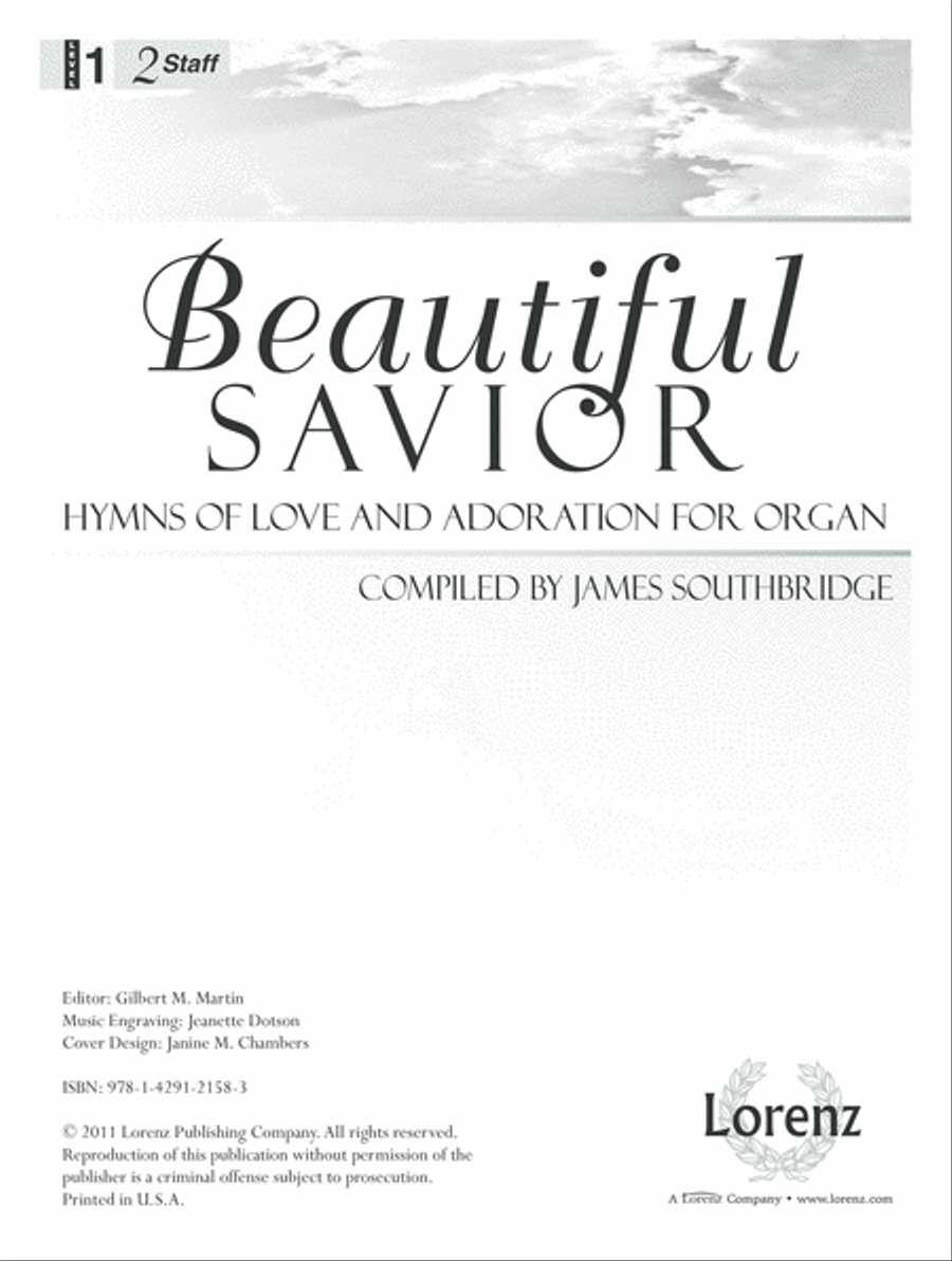 Beautiful Savior (Digital Download) Organ scores gallery preview page 1