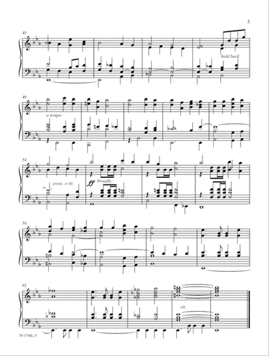 Beautiful Savior (Digital Download) Organ scores gallery preview page 5