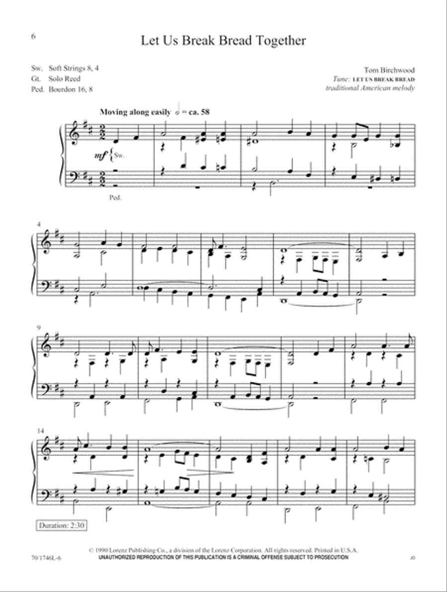 Beautiful Savior (Digital Download) Organ scores gallery preview page 6