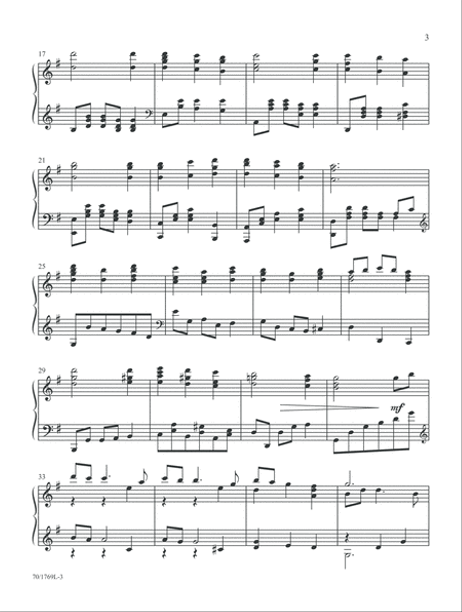 A Classical Touch (Digital Download) Piano Solo scores gallery preview page 3