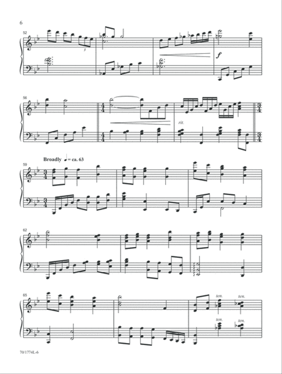Faith, Hope, and Love (Digital Download) Piano Solo scores gallery preview page 6
