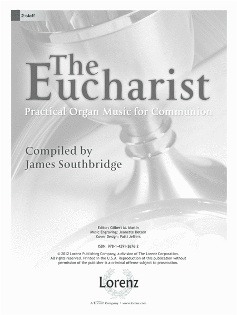 The Eucharist (Digital Download) Organ scores gallery preview page 1