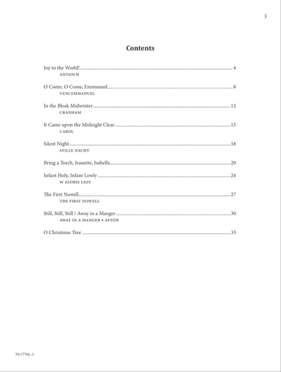 Let Heaven and Nature Sing (Digital Download) Piano Solo scores gallery preview page 3