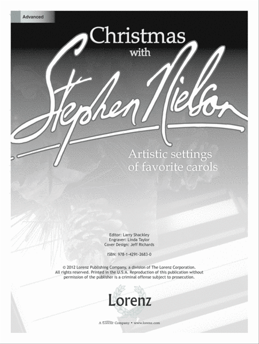Christmas with Stephen Nielson (Digital Download) Piano Solo scores gallery preview page 1