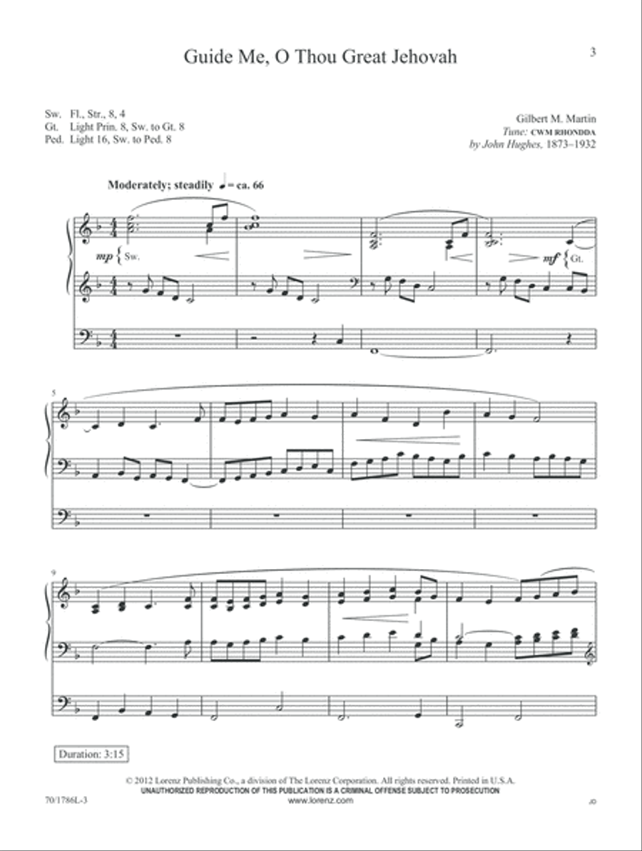 Shine on Us (Digital Download) Organ scores gallery preview page 3