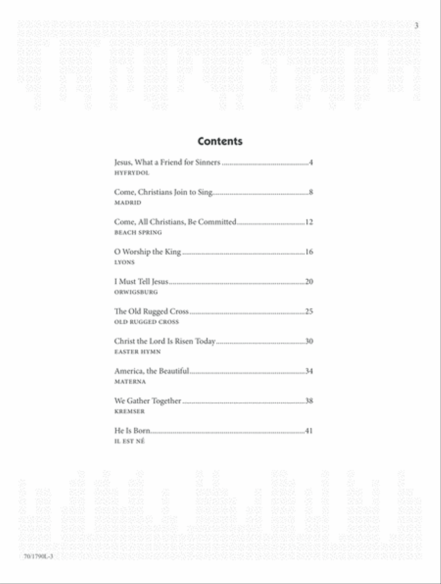 Pick Up and Play (Digital Download) Piano Solo scores gallery preview page 3