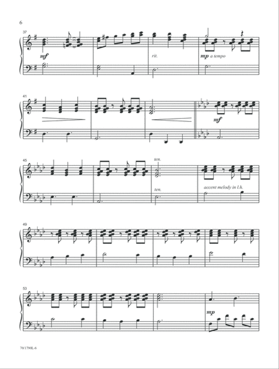 Pick Up and Play (Digital Download) Piano Solo scores gallery preview page 6