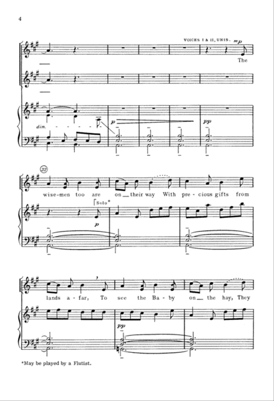 Come and See the Christ Child (Digital Download) Unison Choir scores gallery preview page 4