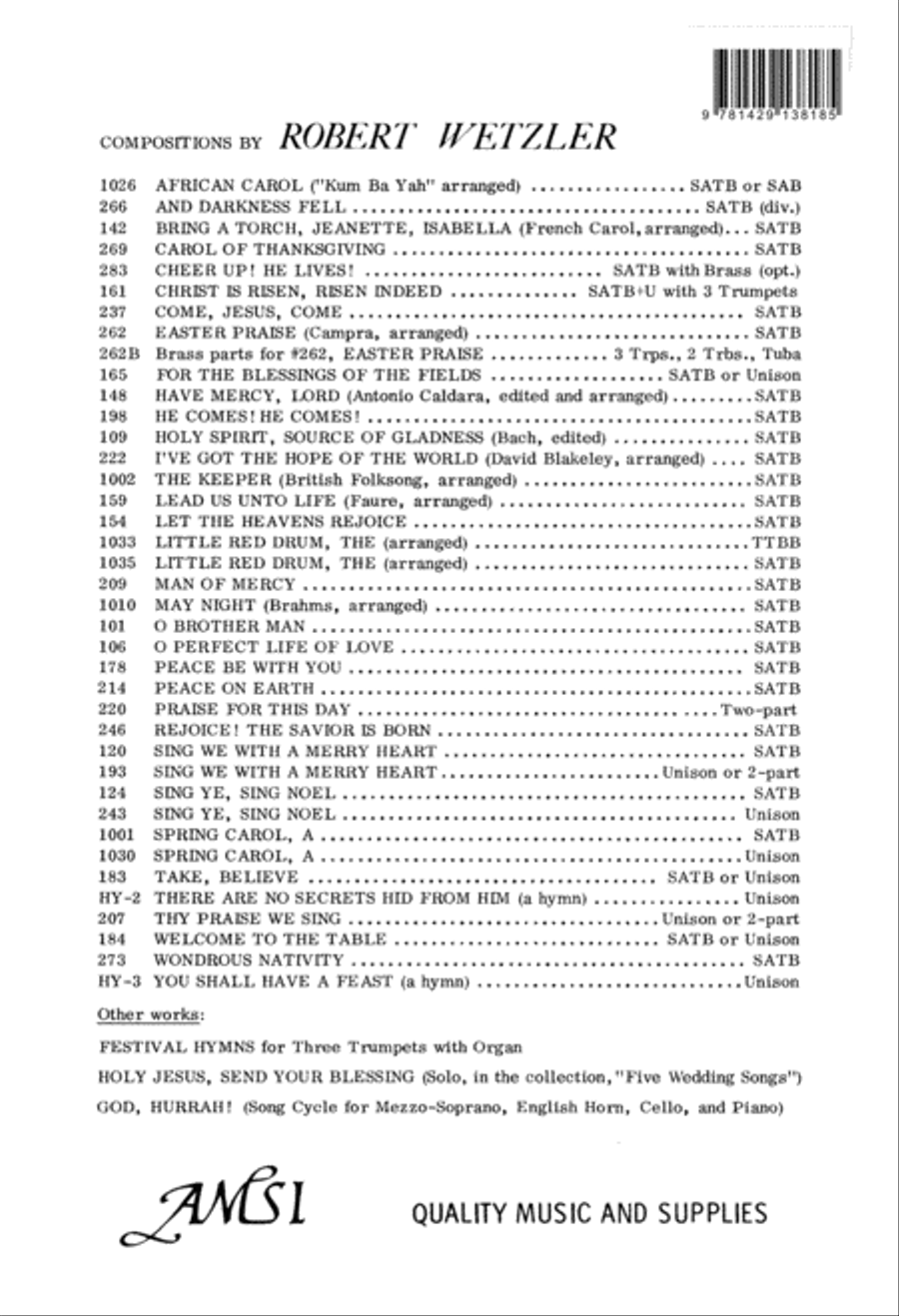 Come and See the Christ Child (Digital Download) Unison Choir scores gallery preview page 8