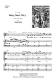 Weep, Sweet Mary (Digital Download)