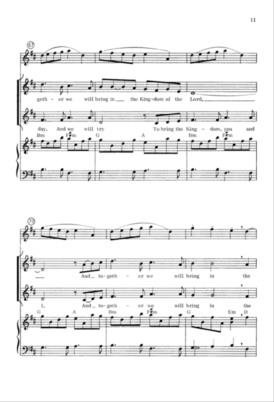 The Kingdom of the Lord (Digital Download) 2-Part scores gallery preview page 11