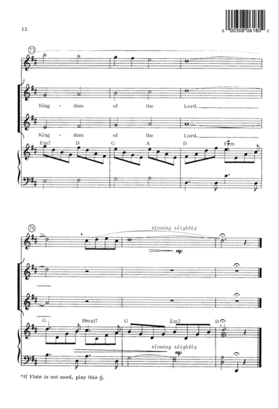 The Kingdom of the Lord (Digital Download) 2-Part scores gallery preview page 12