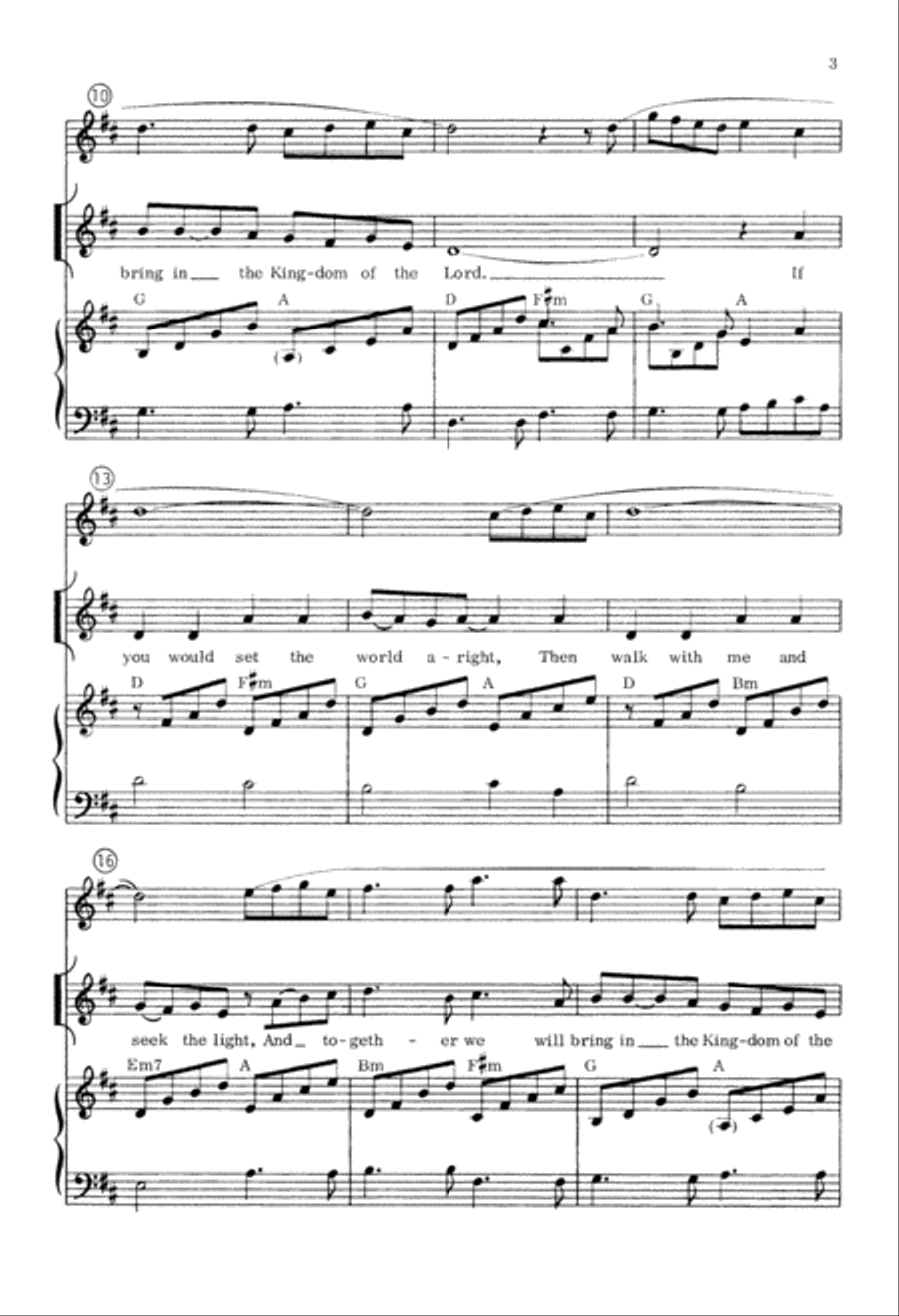 The Kingdom of the Lord (Digital Download) 2-Part scores gallery preview page 3