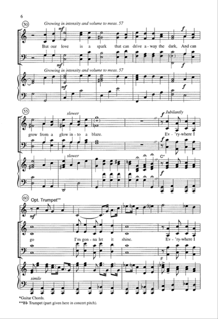 This Little Light (Digital Download) 4-Part scores gallery preview page 6