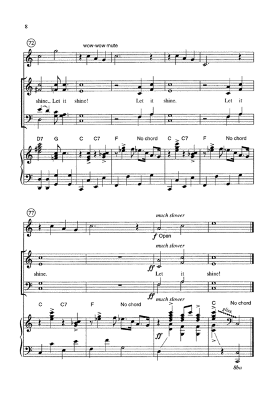This Little Light (Digital Download) 4-Part scores gallery preview page 8