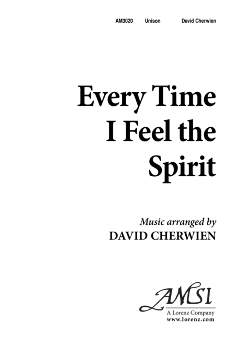 Every Time I Feel the Spirit (Digital Download) Unison Choir scores gallery preview page 1