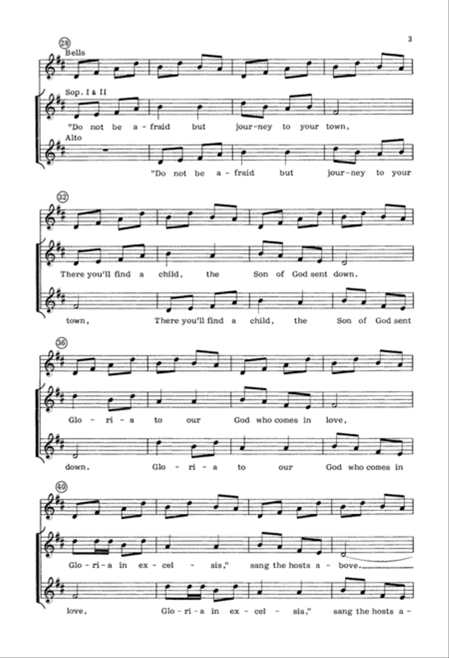 Carol of the Little Shepherd (Digital Download) SSA scores gallery preview page 3