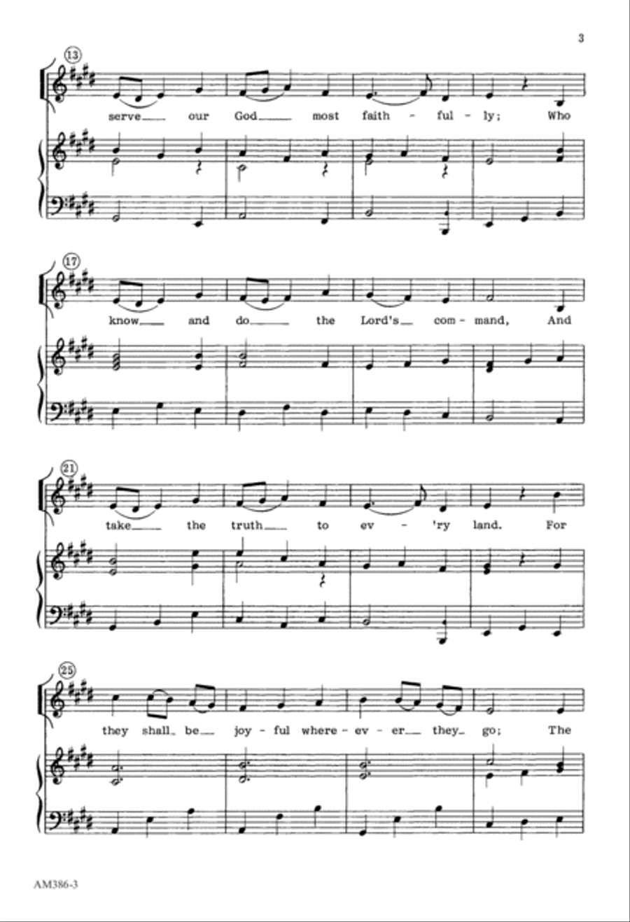 Blessed Shall They Be (Digital Download) 2-Part scores gallery preview page 3