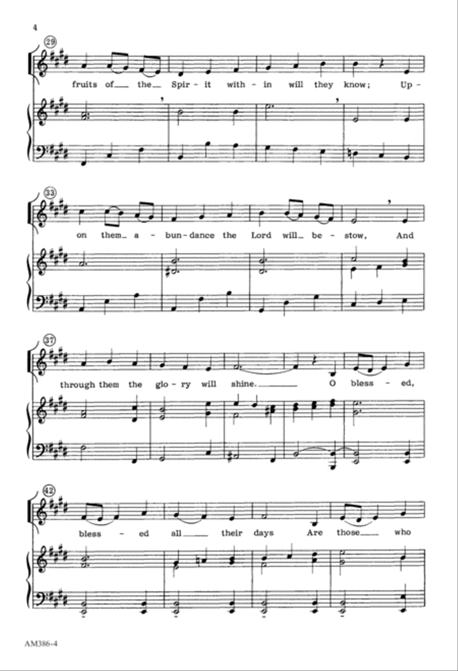 Blessed Shall They Be (Digital Download) 2-Part scores gallery preview page 4