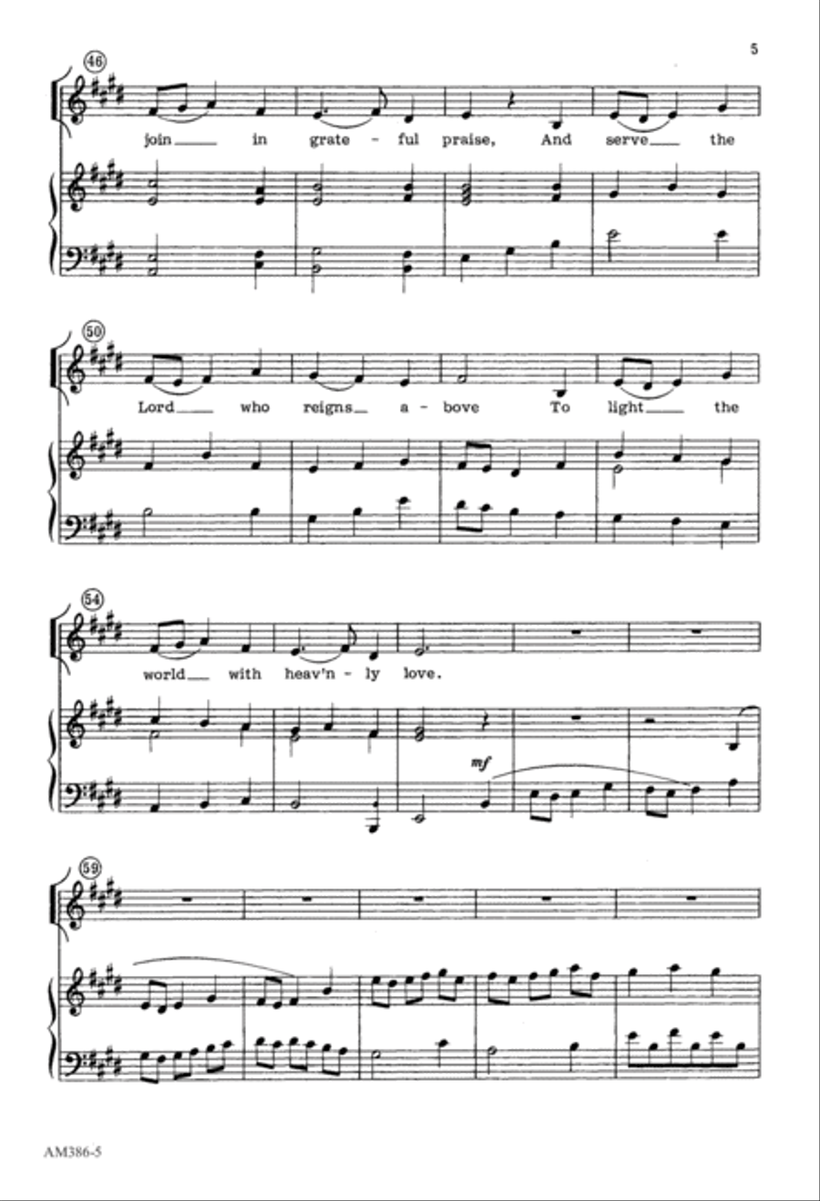 Blessed Shall They Be (Digital Download) 2-Part scores gallery preview page 5