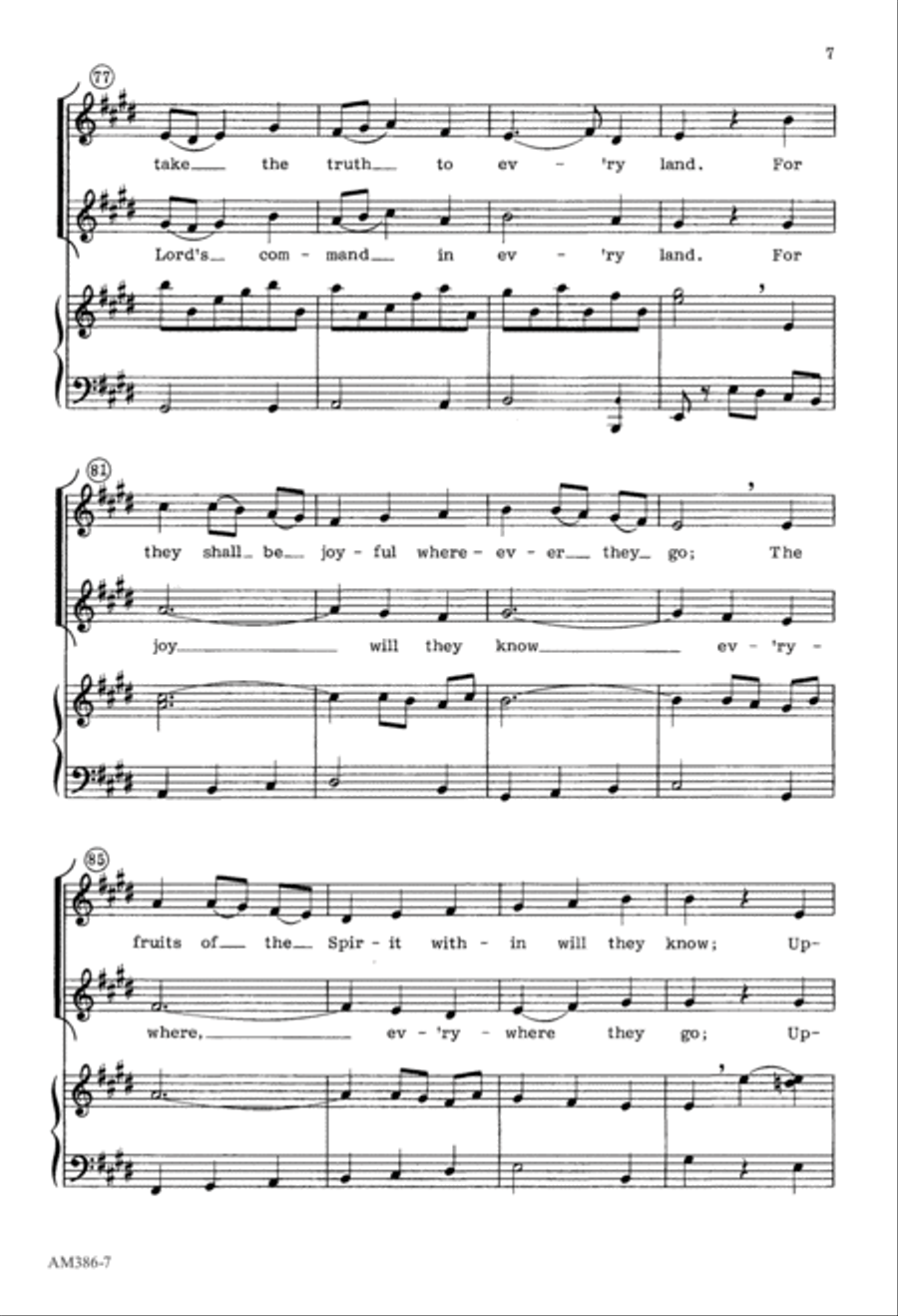 Blessed Shall They Be (Digital Download) 2-Part scores gallery preview page 7