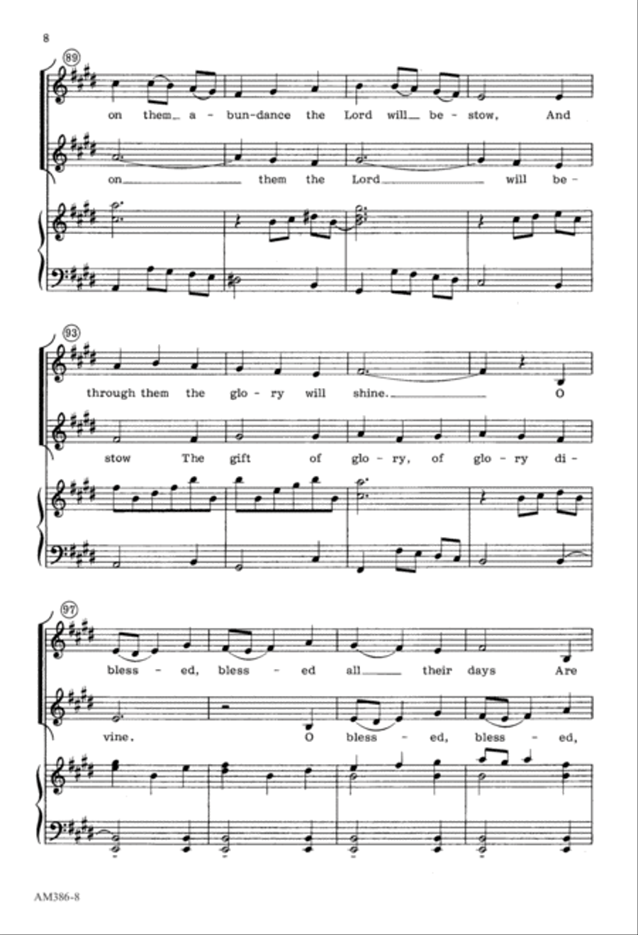 Blessed Shall They Be (Digital Download) 2-Part scores gallery preview page 8