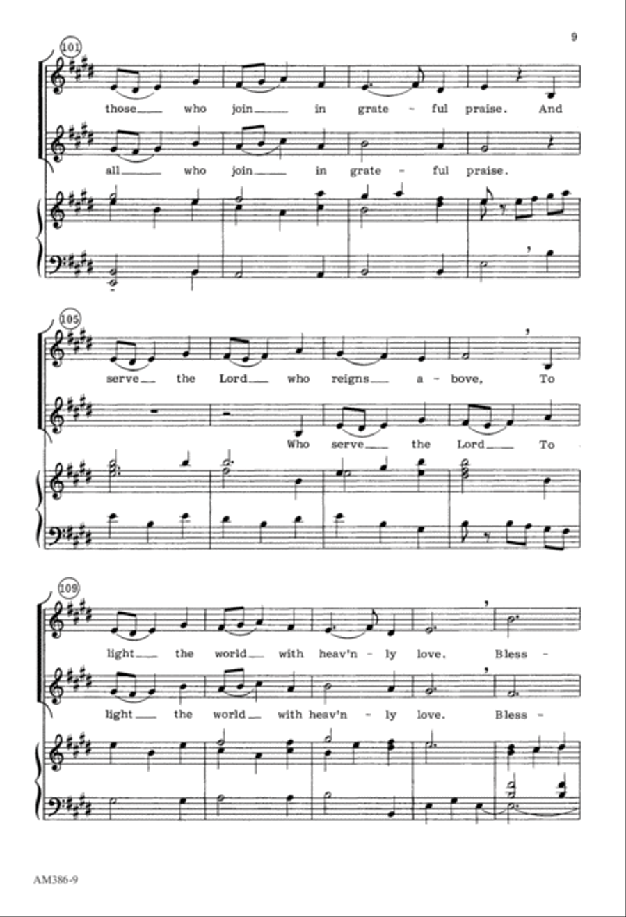 Blessed Shall They Be (Digital Download) 2-Part scores gallery preview page 9