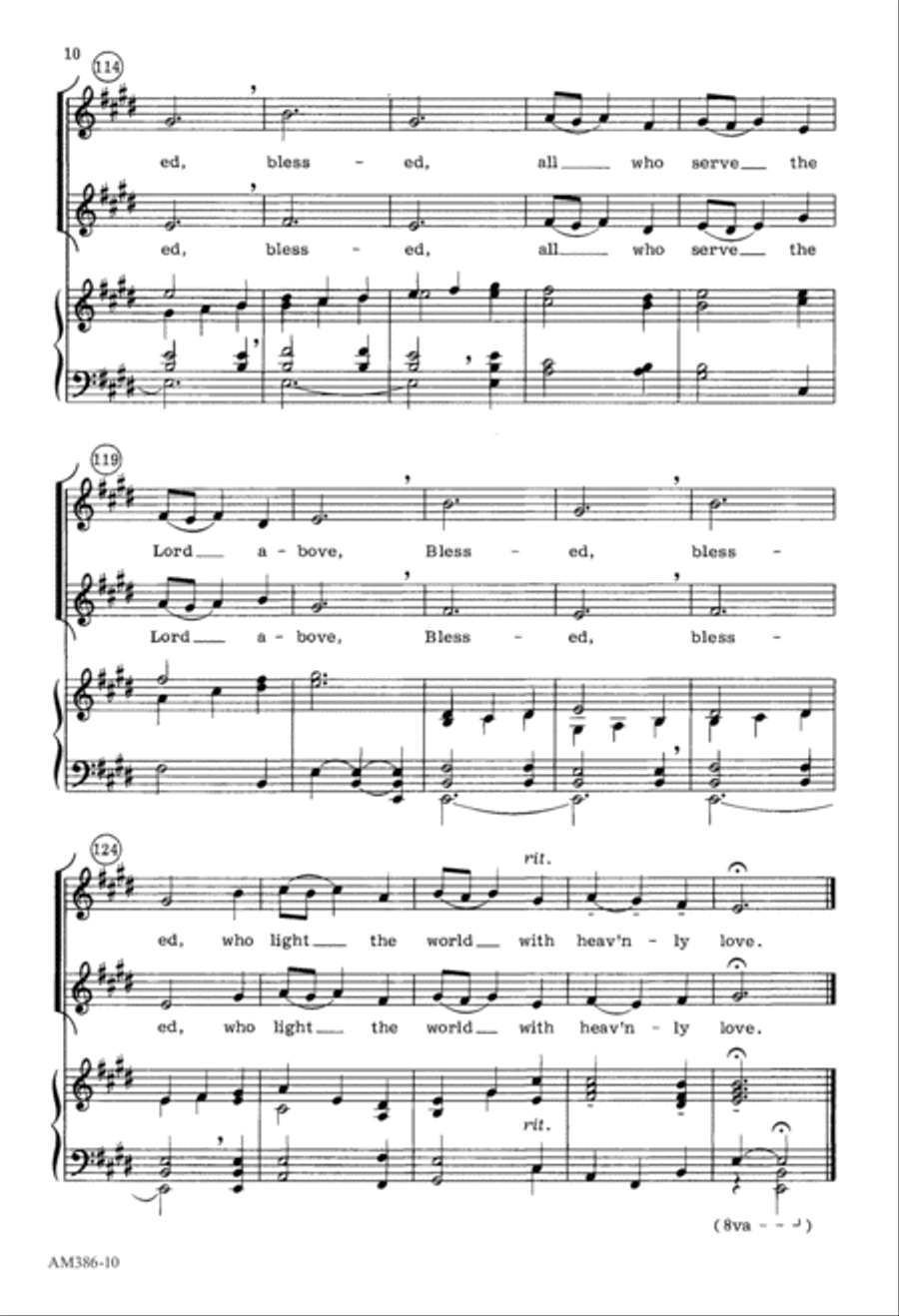 Blessed Shall They Be (Digital Download) 2-Part scores gallery preview page 10