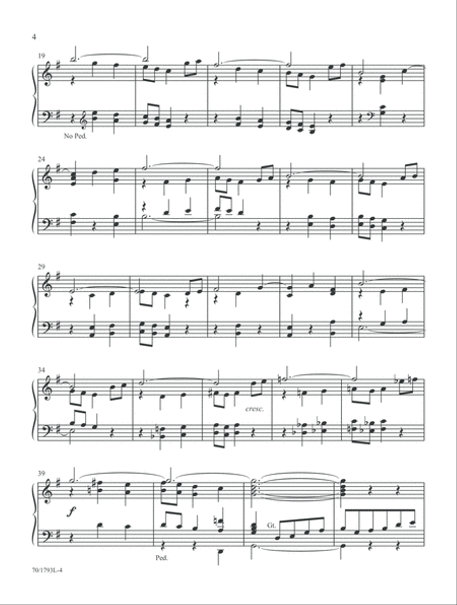Go Forth in Faith (Digital Download) Organ scores gallery preview page 4
