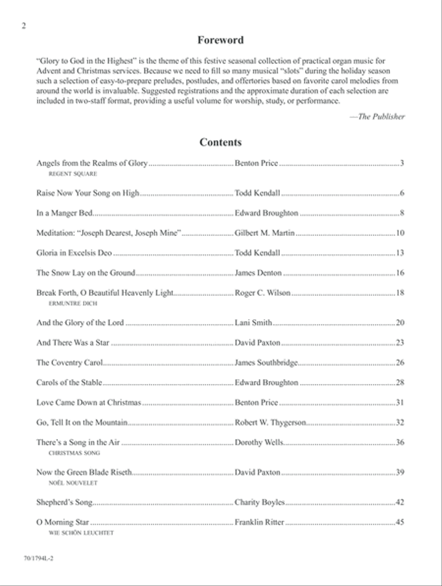 And There Was a Star (Digital Download) Organ scores gallery preview page 2