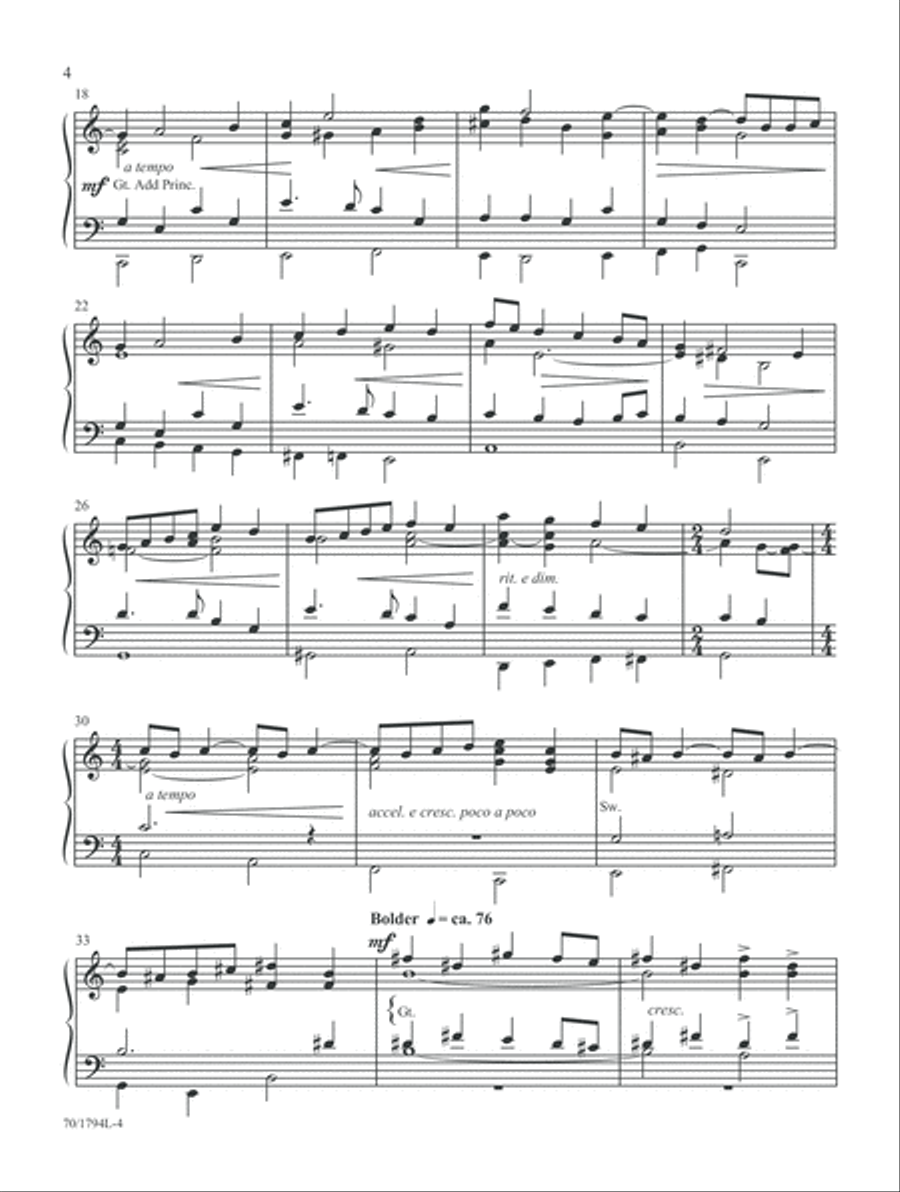 And There Was a Star (Digital Download) Organ scores gallery preview page 4